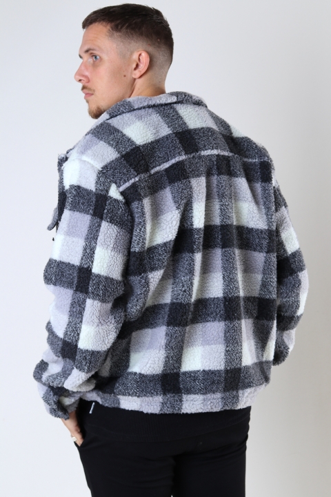 Denim project DPTeddy Check Jacket Black/White Check