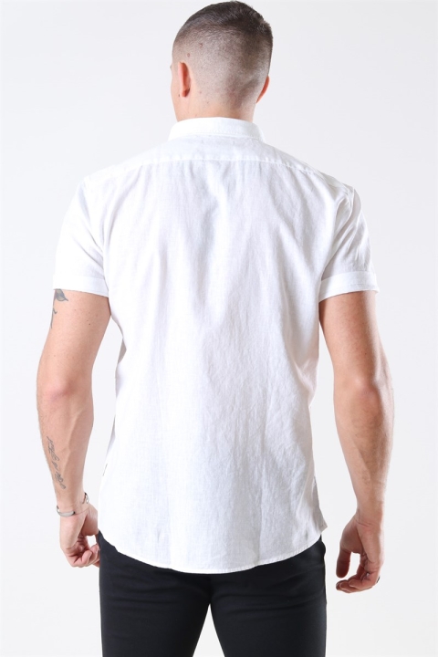 Lindbergh Linen SS Shirt White