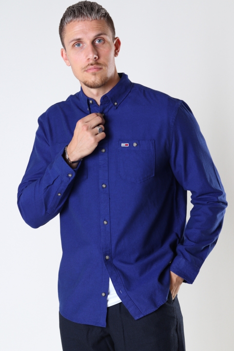 TJM TWO TONE OXFORD SHIRT Twilight Navy