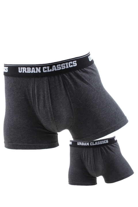 Urban Classics Tb1277 Boxershorts Charcoal 2-Pack