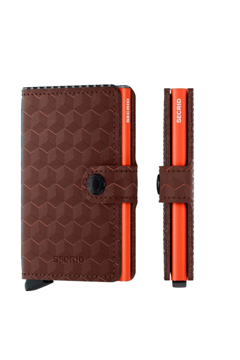 Secrid Miniwallet Brown Orange