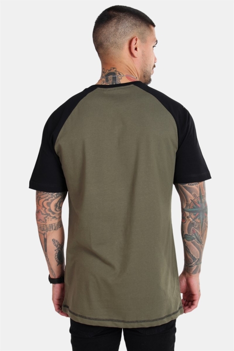 Basic Brand Raglan T-shirt New Army/Black