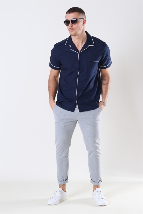 Les Deux Tahiti Shirt Dark Navy