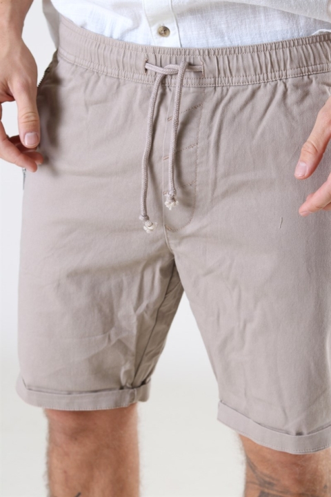 Solid Ron Zip Shorts Simple Tau