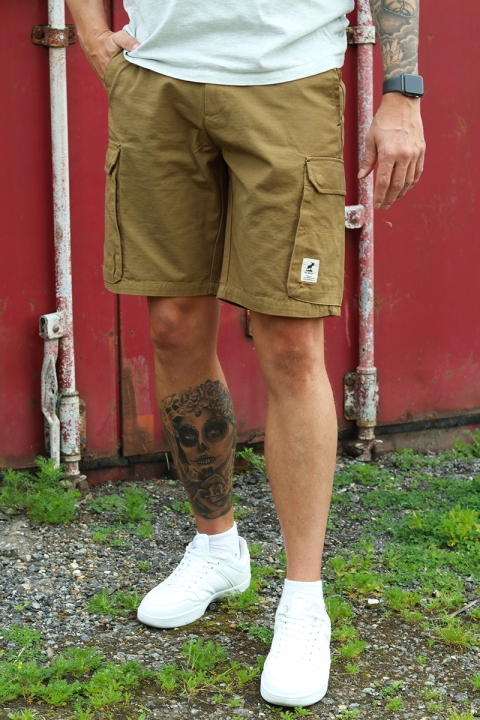 Fat Moose Tap Cargo Shorts Khaki