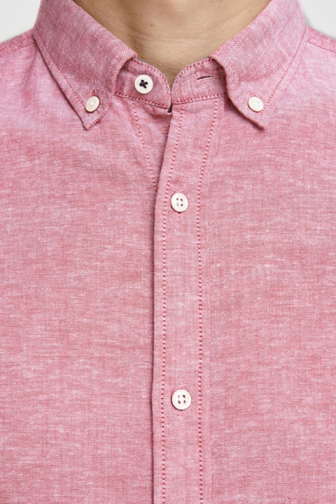 Jack & Jones JJESUMMER SHIRT L/S S21 STS Rio Red SLIM FIT