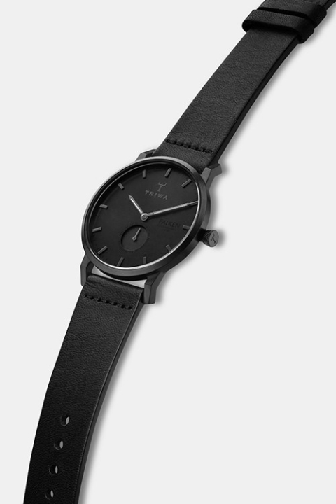 Triwa Midnight Falken Watch Black Classic Black Buckle