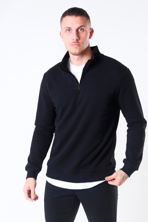 ONLY & SONS Ceres Half Zip Sweat Black