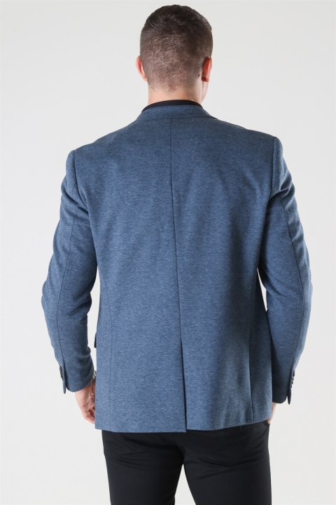 Clean Cut Milano Jersey Blazer Indigo Melange