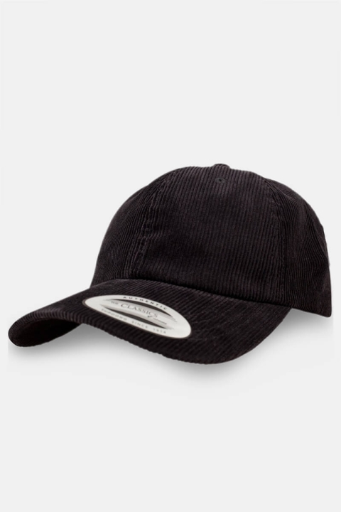 Flexfit Low Profile Corduroy Dad Cap Black