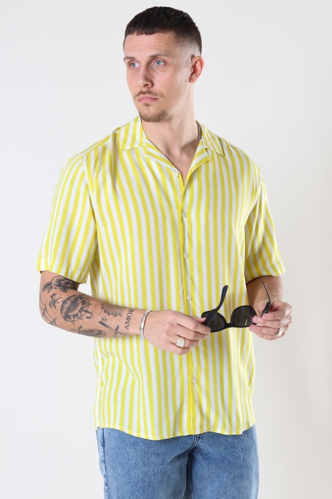 ONLY & SONS WAYNE SS VISCOSE SHIRT Acacia