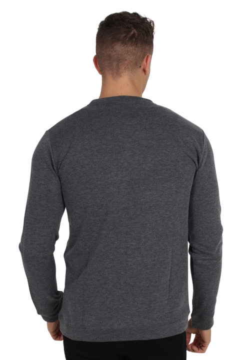 Clean Cut Logo Sweatshirts Dark Grey