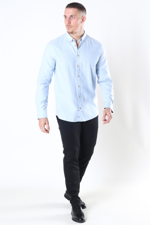 Kronstadt Johan Diego Cotton Shirt Light Blue