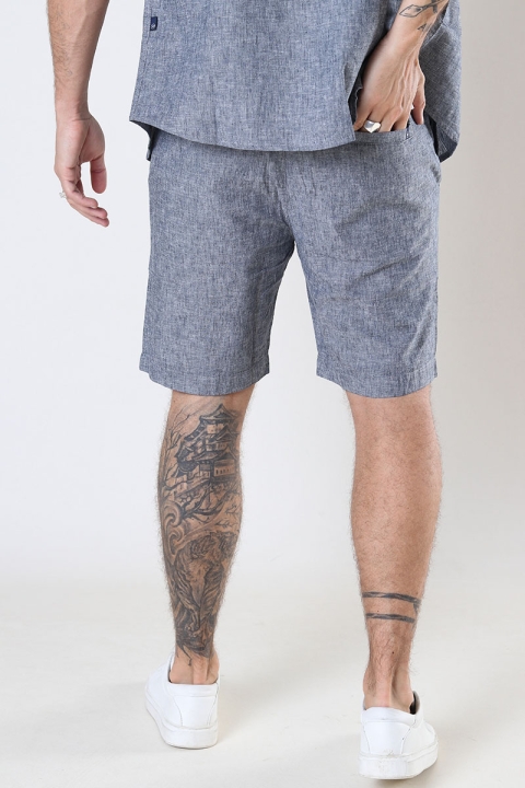 Kronstadt Chill Linen Structure 01 Shorts Navy