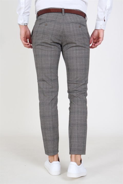 Only & Sons Mark Check Pants Chinchilla