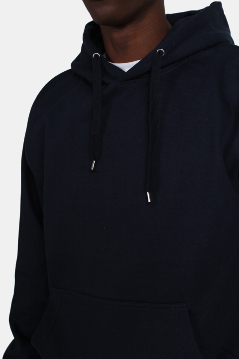 Basic Brand Hooded Sweatshirts Blue Navy
