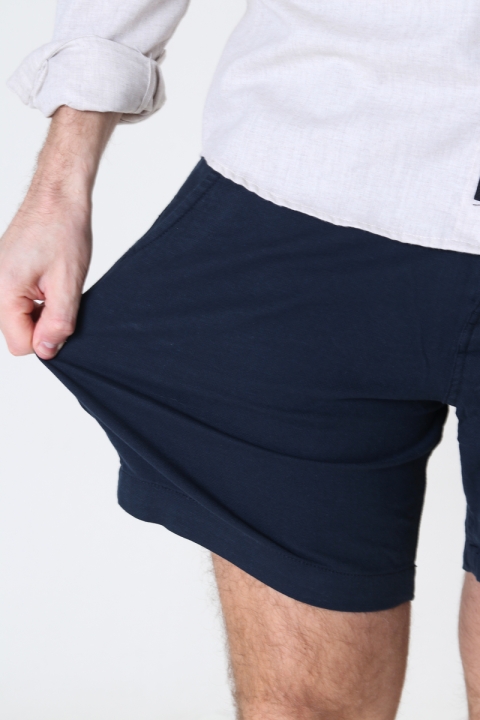 Selected SLHSTORM FLEX SHORTS W NOOS Dark Sapphire Mix - Black