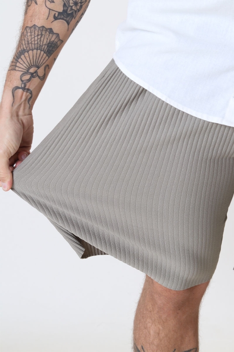 ONLY & SONS Asher Pleated Shorts Vintage Khaki