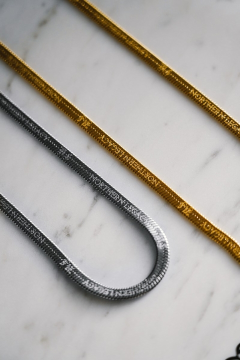 Northern Legacy Herringbone Ketting Gold