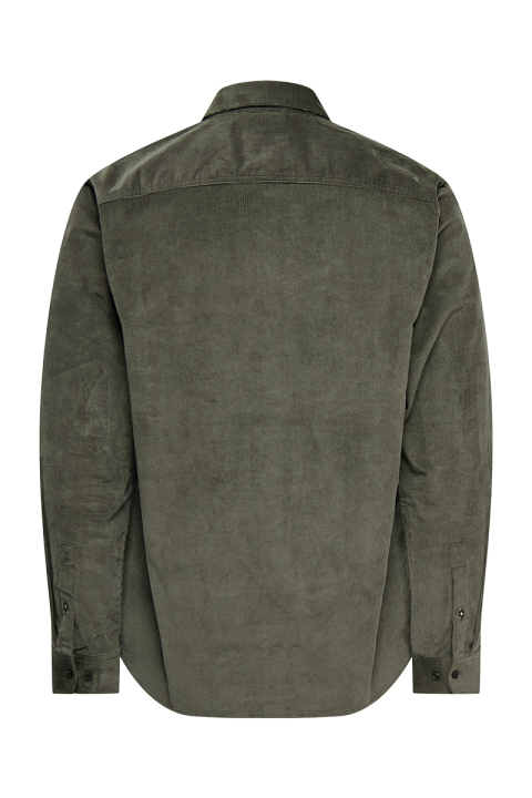 ONLY & SONS Michael Regular Fit Stretch Cord Shirt LS Castor Gray