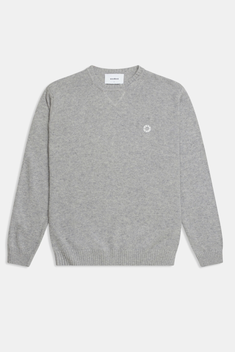 Woodbird Kriller Wool Knit Grey