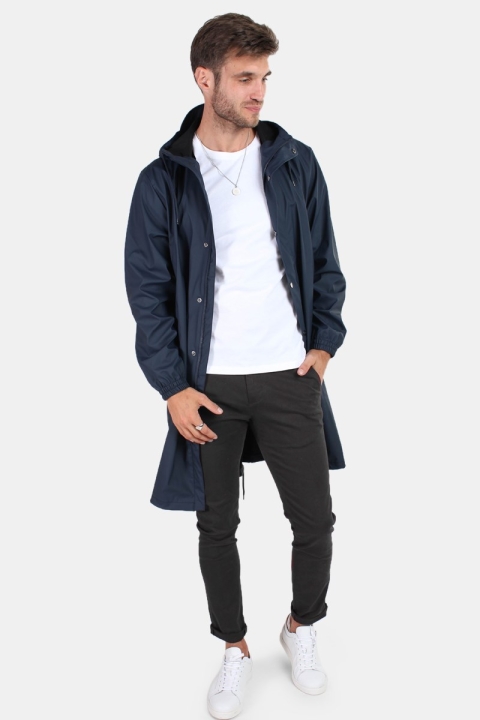 Rains Fishtail Parka Regnjakke Blue