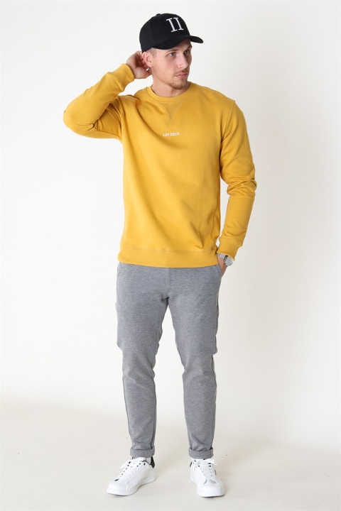 Les Deux Lens Sweatshirt Yellow/White
