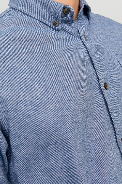 Jack & Jones Classic Melange Shirt L/S Faded Denim