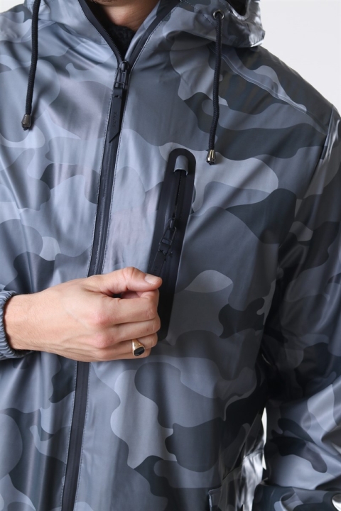 Rains AOP Parka Regnjakke Night Camo