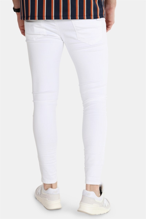 Gabba Iki K2666 White Destroy Jeans Hvid