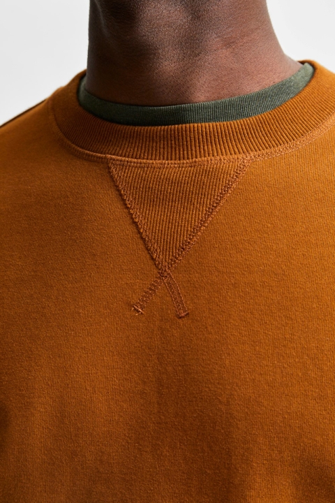 Selected SLHJASON340 CREW NECK SWEAT S NOOS Monks Robe