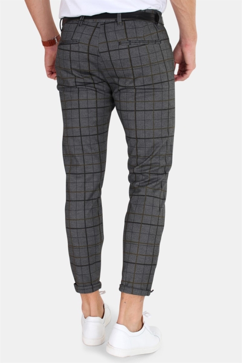 Gabba Pisa Chino Pants Big Check Yellow