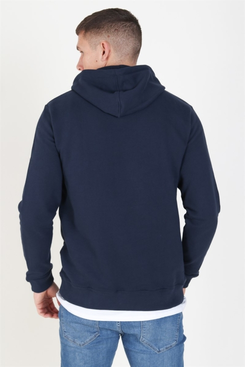 Woodbird Our Shaxy Patch Hoodie Navy