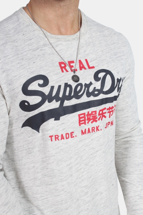 Superdry Vintage Logo Due L/S T-Shirt Watchban Ice Grit