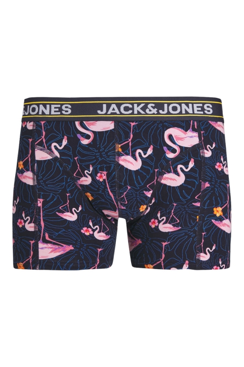 Jack & Jones Flamingo Trunks 3 Pack Navy Blazer