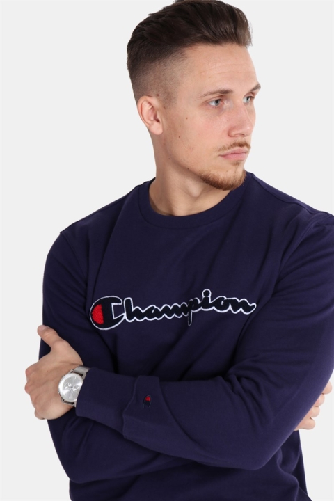 Champion Crewneck Sweatshirt Dark Blue