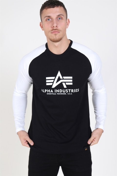 Alpha Industries Basic LS T-Shirt Black/White