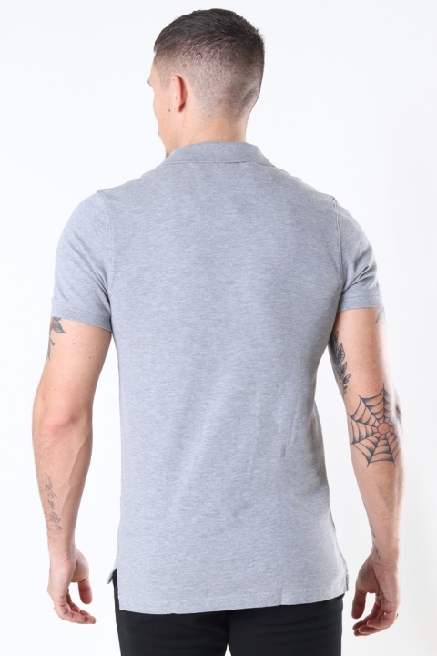 Tommy Jeans Original Fine Pique Polo SS Lt Grey HTR