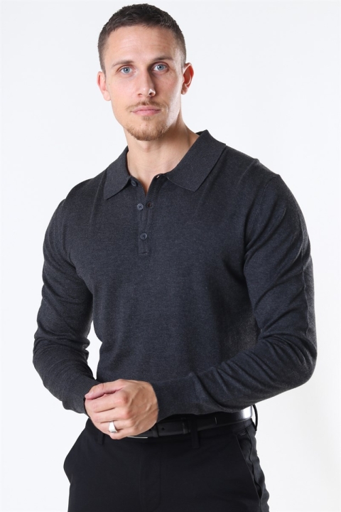 Jeff Acheletta Polo Strik Charcoal Mix