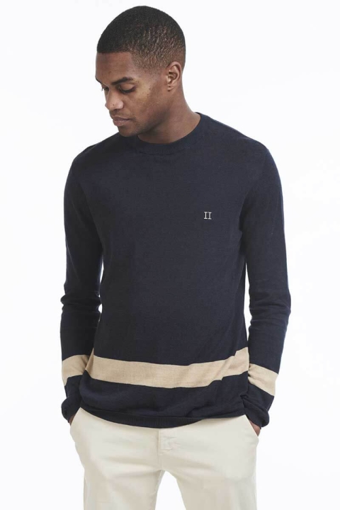 Les Deux Sermine Knit Navy Beige