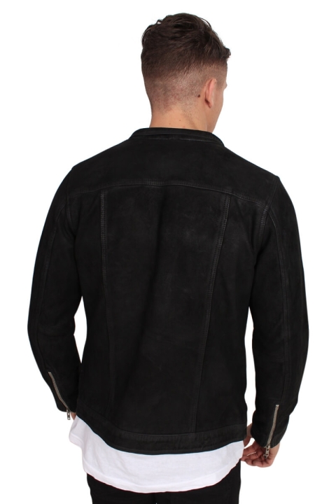 Just Junkies Rolf Suede Jacket Black