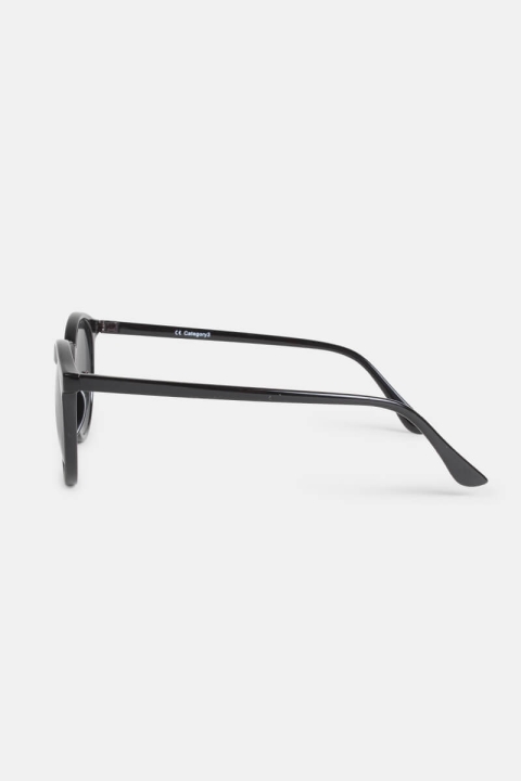 Fashion Panto Solbrille Blank Black.