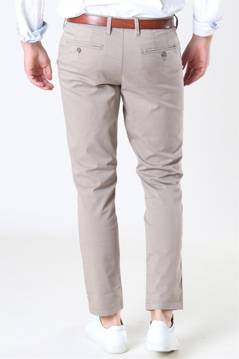 Selected Miles Flex Chino Pants Greige