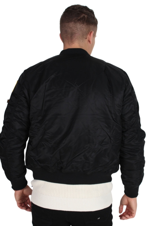 Alpha Industries MA-1 VF NASA Bomber Jacket Black