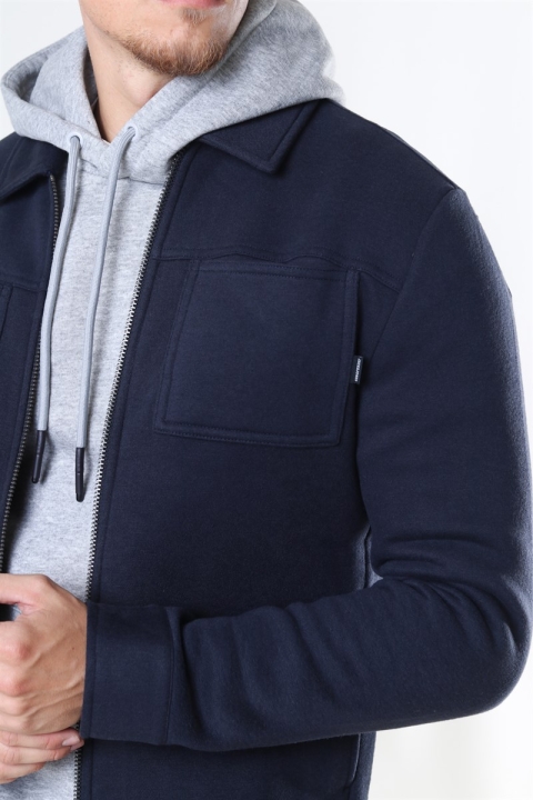 Jack & Jones Dawn Sweat Jakke Dark Navy