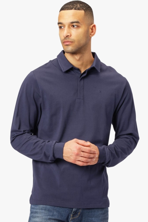 Clean Cut Copenhagen Calvin Polo LS Navy