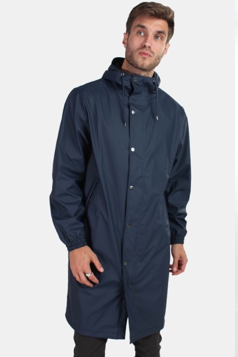 Rains Fishtail Parka Regnjakke Blue