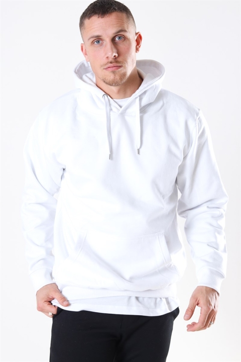 Basic Brand Hooded Sweatshirts White
