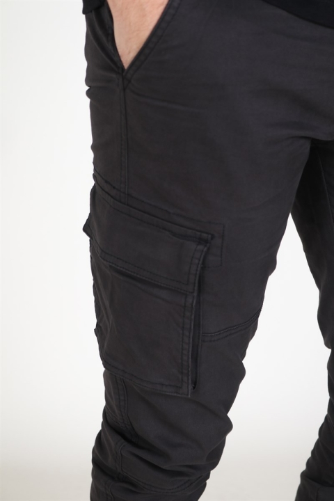 Denim Project Cargo Pants Black