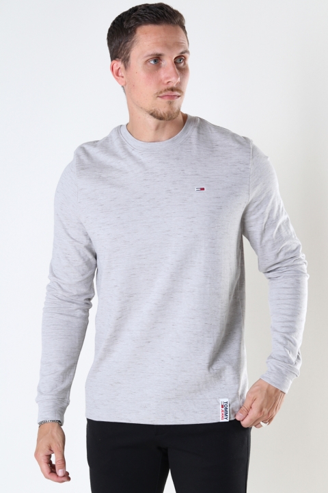 Tommy Hilfiger TJM CREW NECK SNIT Silver Grey Htr